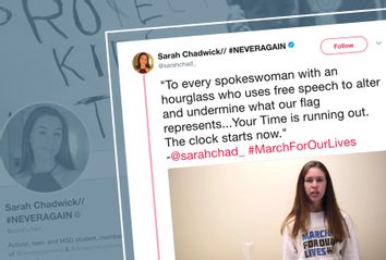 Sarah Chadwick NRA Tweet