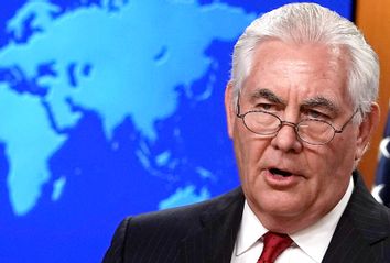 Outgoing Secretary Of State Rex Tillerson