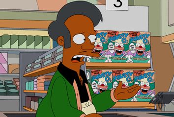 Apu voiced by Hank Azaria on 