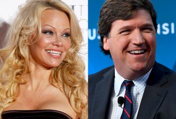 Pamela Anderson; Tucker Carlson