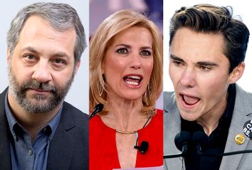 Judd Apatow; Laura Ingraham; David Hogg