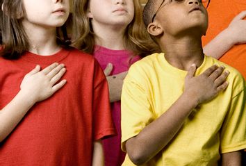 Children Pledging Allegiance to the Flag
