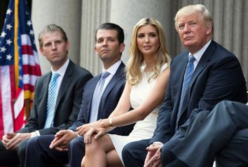 Eric Trump, Donald Trump Jr., Ivanka Trump; Donald Trump