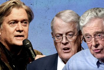 Steve Bannon; David Koch; Charles Koch