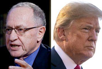 Alan Dershowitz; Donald Trump