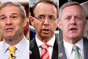 Jim Jordan; Rod Rosenstein; Mark Meadows