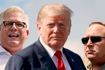 Glenn Beck; Donald Trump; Alex Jones