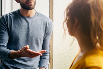 Guy and Girl Talking