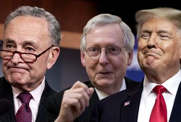 Chuck Schumer; Mitch McConnell; Donald Trump