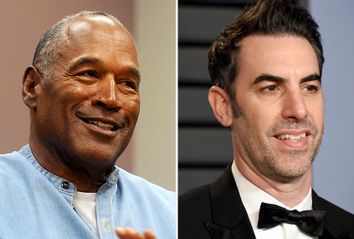 O.J. Simpson; Sacha Baron Cohen