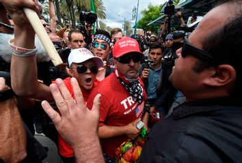 Trump Rally Clash