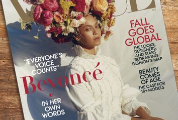 Beyonce on the cover of 