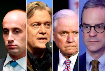 Stephen Miller; Steve Bannon; Jeff Sessions; Michael Anton