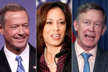 Martin O'Malley; Kamala Harris; John Hickenlooper
