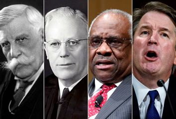 Oliver Wendell Holmes; Earl Warren; Clarence Thomas; Brett Kavanaugh