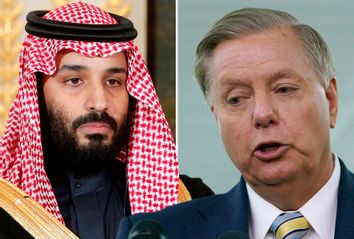 Mohammed bin Salman; Lindsey Graham