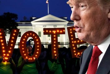 White House Protest; Donald Trump