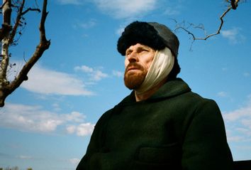 William Dafoe as Vincent Van Gogh in 