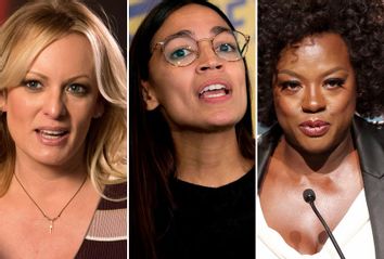 Stormy Daniels; Alexandria Ocasio-Cortez; Viola Davis