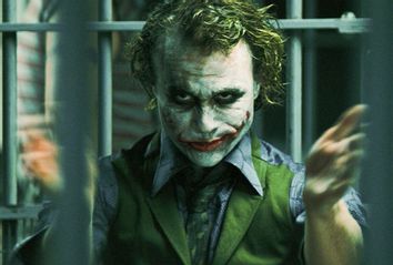 Heath Ledger as The Joker in 