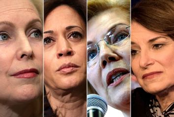 Kirsten Gillibrand; Kamala Harris; Elizabeth Warren; Amy Klobuchar