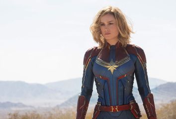 Brie Larson as Carol Danvers / Captain Marvel in 