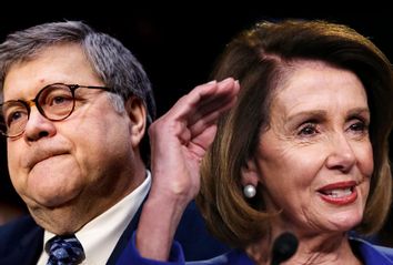 William Barr; Nancy Pelosi