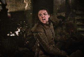 Maisie Williams as Arya Stark in 