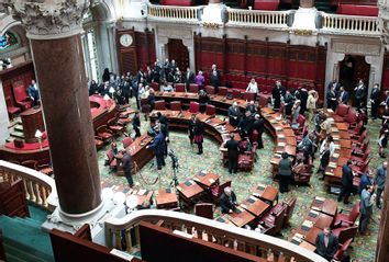 NEW YORK LEGISLATURE CONVENES