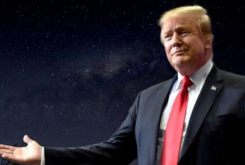 Donald Trump; Night Sky