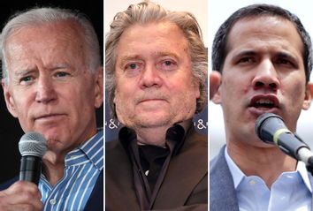 Joe Biden; Steve Bannon; Juan Guaido