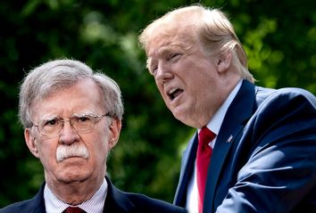 National Security Advisor John Bolton; President Donald Trump