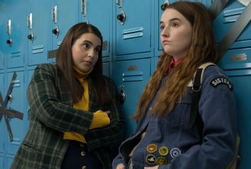 Beanie Feldstein and Kaitlyn Dever in “Booksmart”