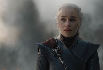 Emilia Clarke as Daenerys Targaryen in 