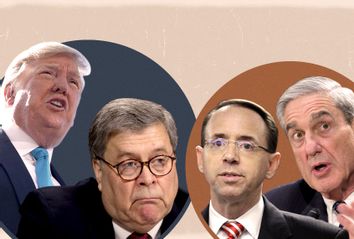 Donald Trump; William Barr; Rod Rosenstein; Robert Mueller