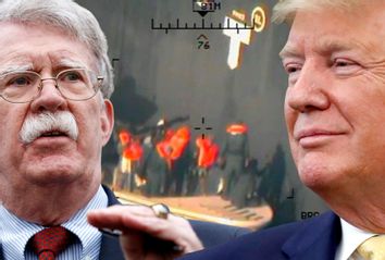 National Security Adviser John Bolton; President Donald Trump