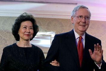 Elaine Chao; Mitch McConnell