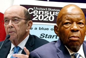 Commerce Secretary Wilbur Ross; Rep. Elijah Cummings (D-MD)