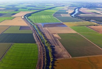 Aerial View of Central Valley near Sacramento