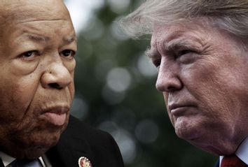 Committee Chairman Rep. Elijah Cummings (D-MD); President Donald Trump