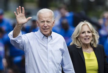 Joe Biden and wife Jill Biden