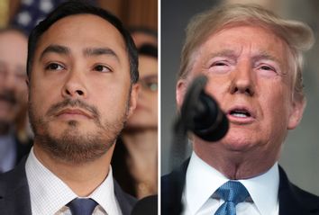 Rep. Joaquin Castro (D-TX); President Donald Trump