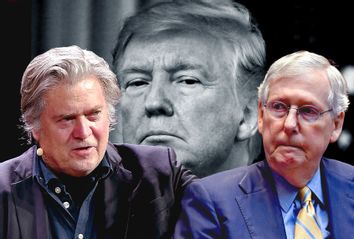 Steve Bannon; Mitch McConnell