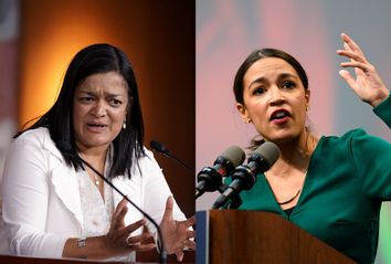 Alexandria Ocasio-Cortez; Pramila Jayapal