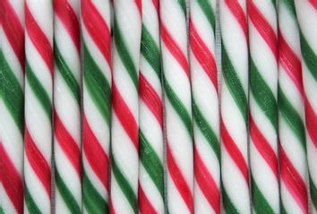 Full Frame Shot Of Multi Colored Candy Canes