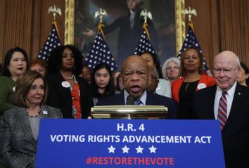 Democratic Lawmakers Speak To The Press On Voting Rights Advancement Act