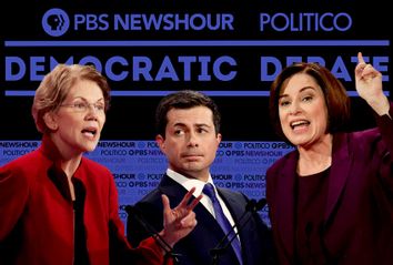 Elizabeth Warren; Pete Buttigieg; Amy Klobuchar