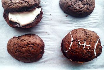 Football Whoopie Pies