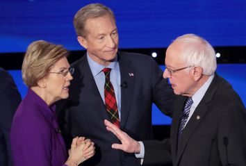 Tom Steyer; Elizabeth Warren; Bernie Sanders