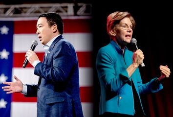 Andrew Yang; Elizabeth Warren